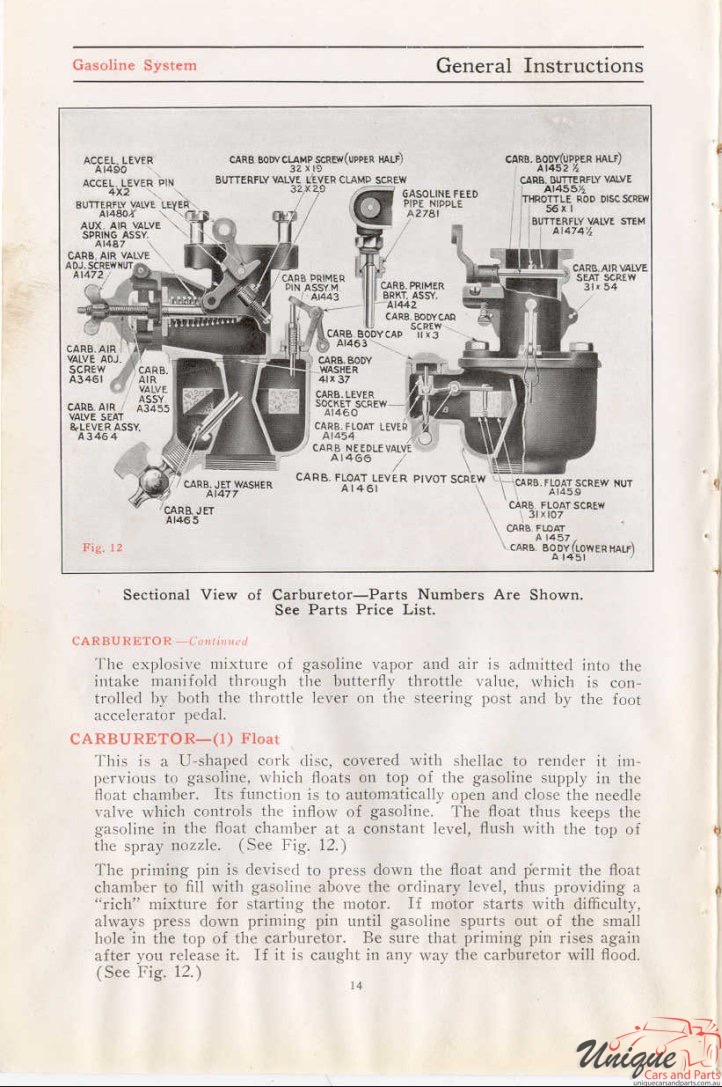 1912 Studebaker E-M-F 30 Operation Manual Page 8